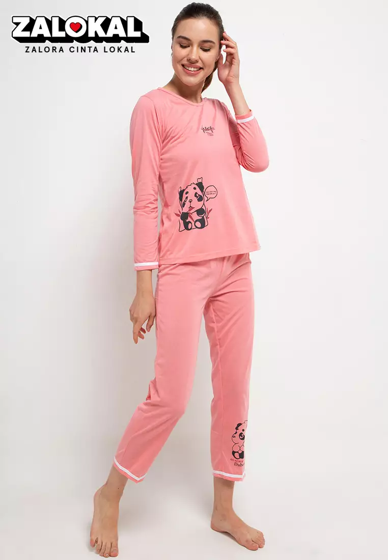 Pyjama Pijama Long Sleeve Long Pants Sleepwear