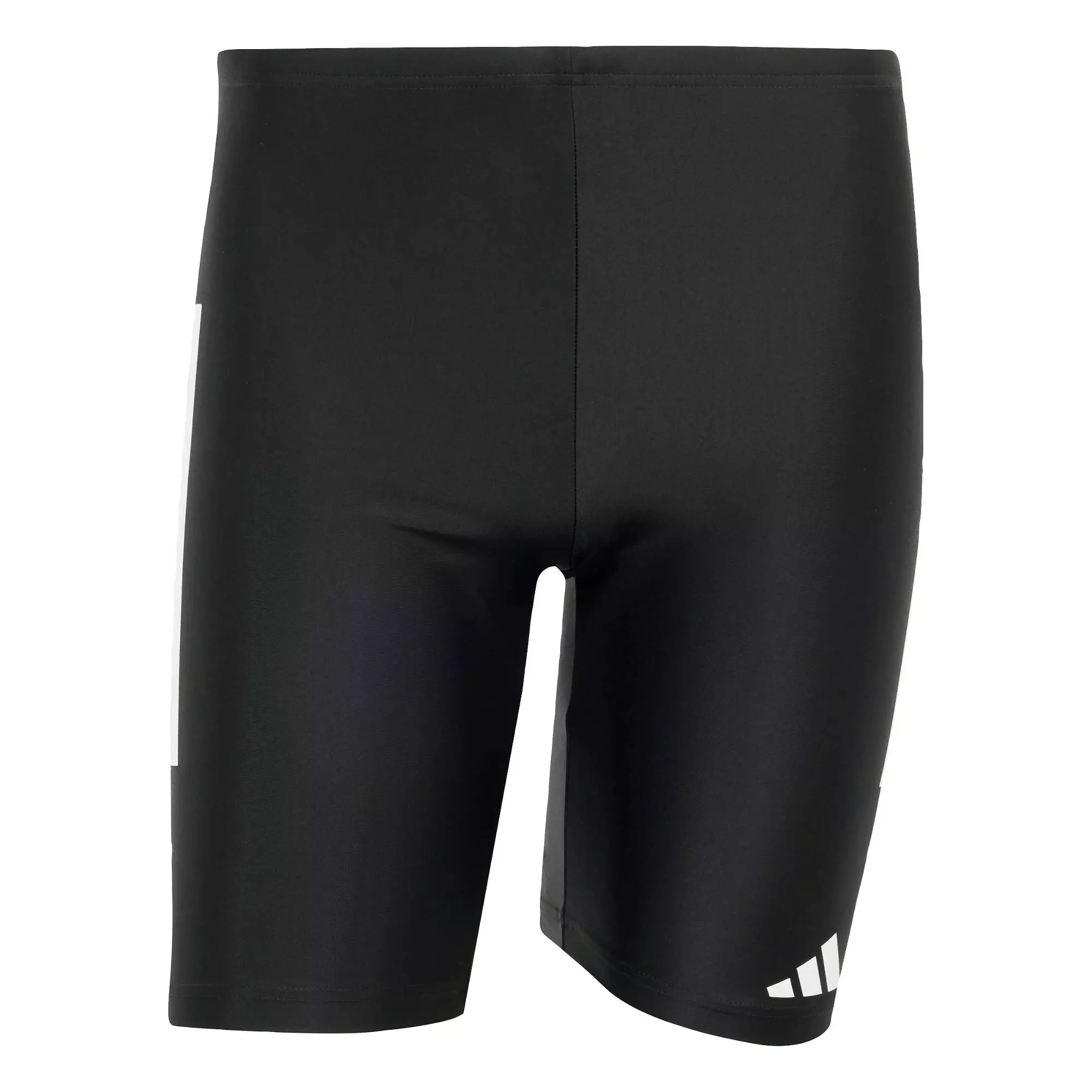 Swimming 3-Stripes Swim Jammers 8-Inch Men Black JN6537