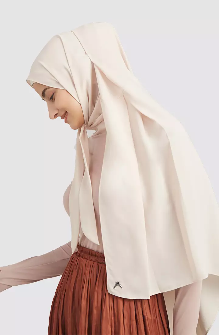 ALEAH ORIKAMI BOX PLEATED SHAWL