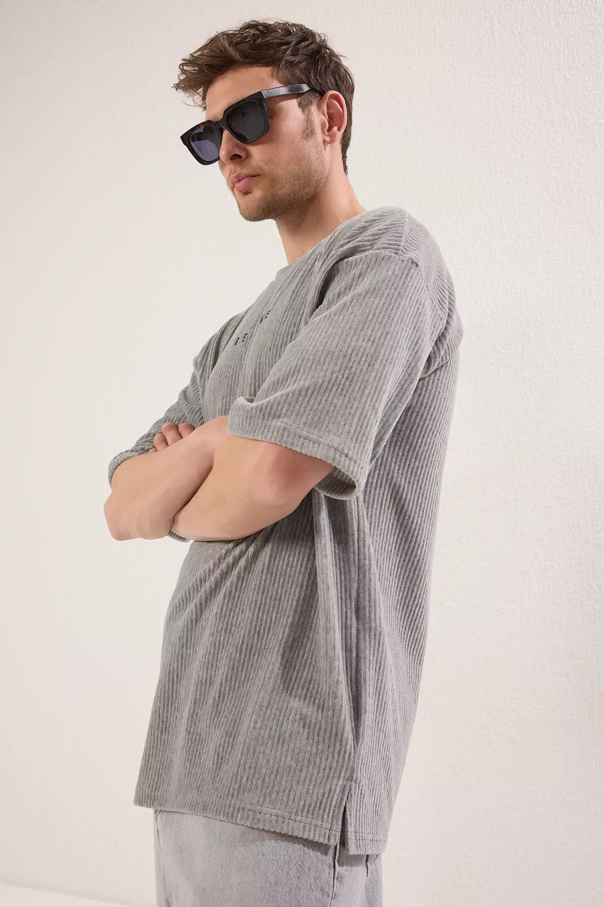 Oversized Slit T-Shirt