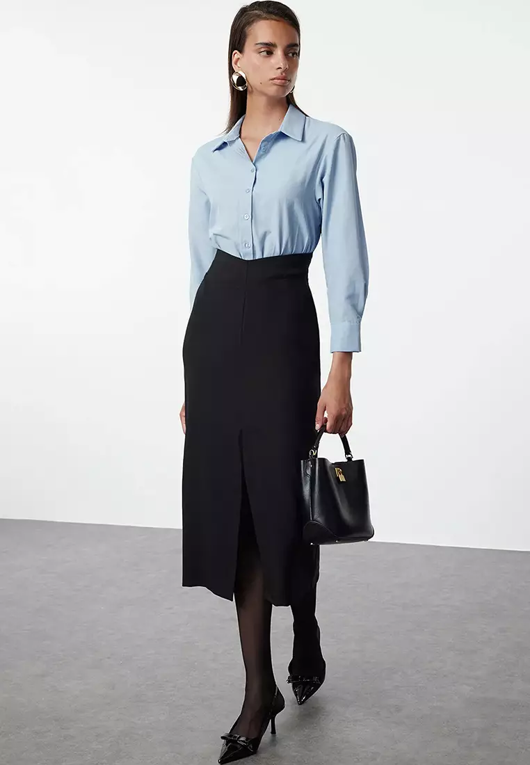 Buy Trendyol 2-In-1 Tucked In Design Slit Midi Dress 2025 Online