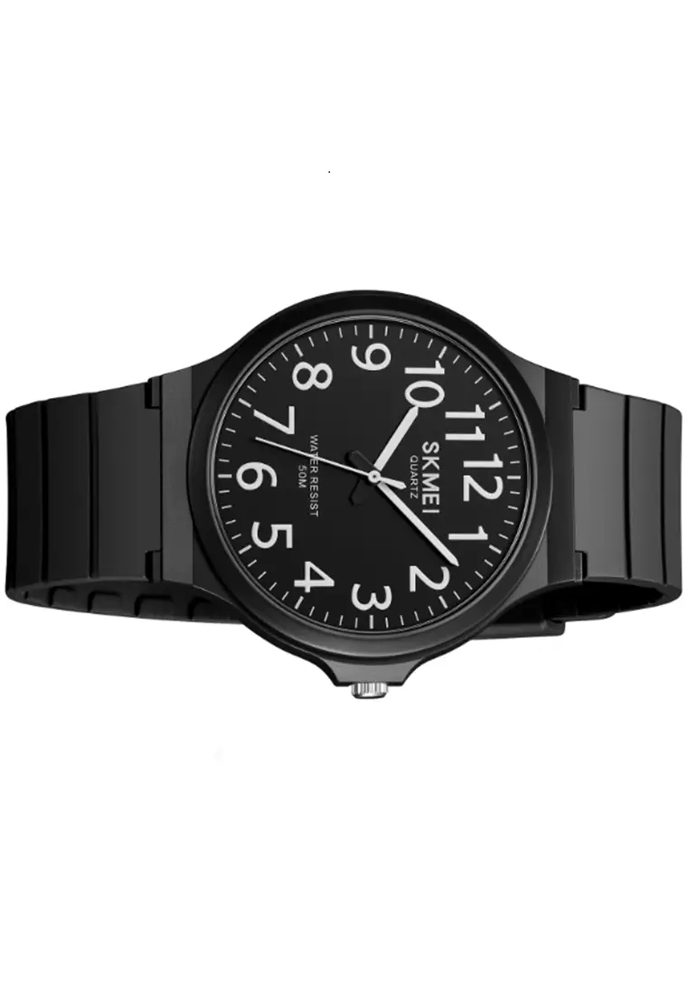 Jam Tangan Analog Pria Waterproof Strap Tali Material TPU DV44 ORIGINAL