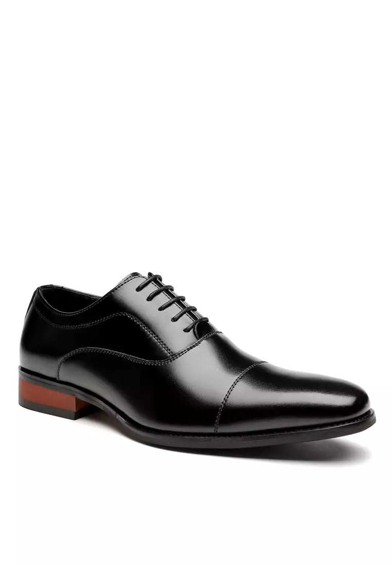 Leather Cap Toe Business Shoes KB888-1