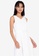 ZALORA BASICS white Sweetheart Neck Belted Fit & Flare Dress 95CF9AAD4D85D3GS_7