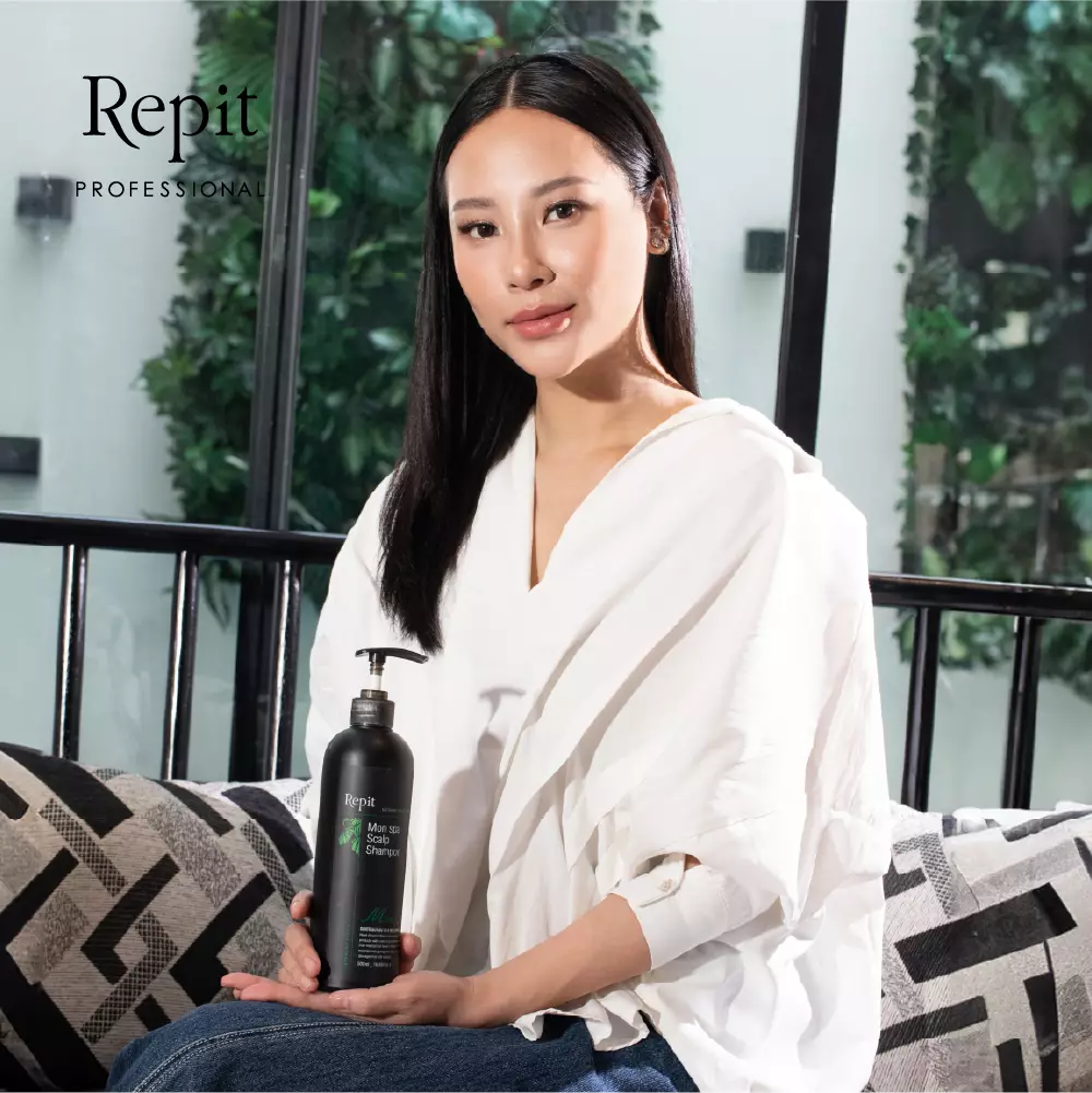 Repit Amazon Story Monspa Scalp Shampoo - Shampoo Kulit Kepala untuk Rambut Rontok / Ketombe / Gatal (Hijab Friendly)
