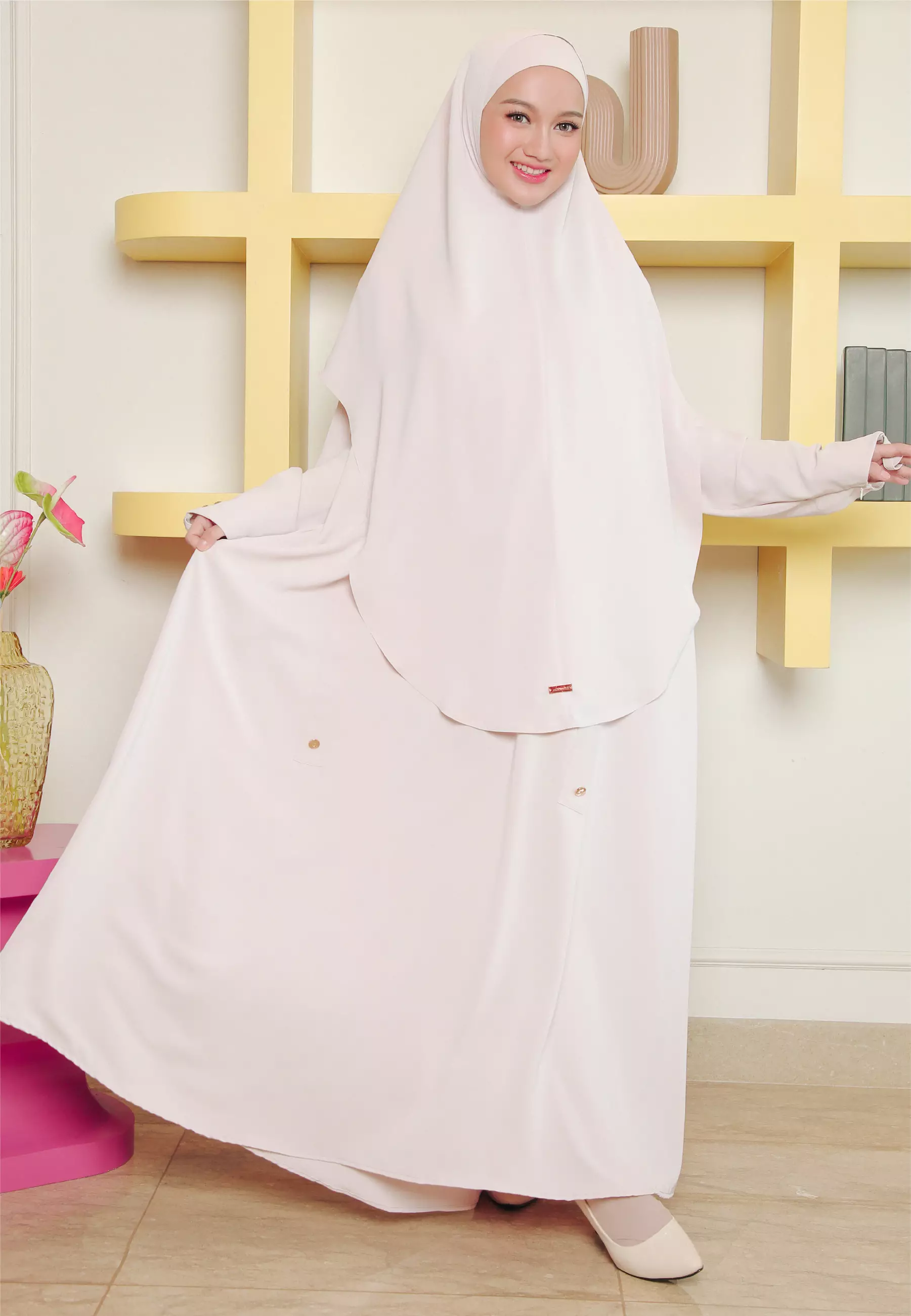 Asma Abaya Set Peony S-M