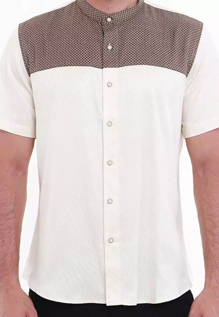 MAGINOT ARASH E KHAKY Koko Slim Fit Lengan Pendek