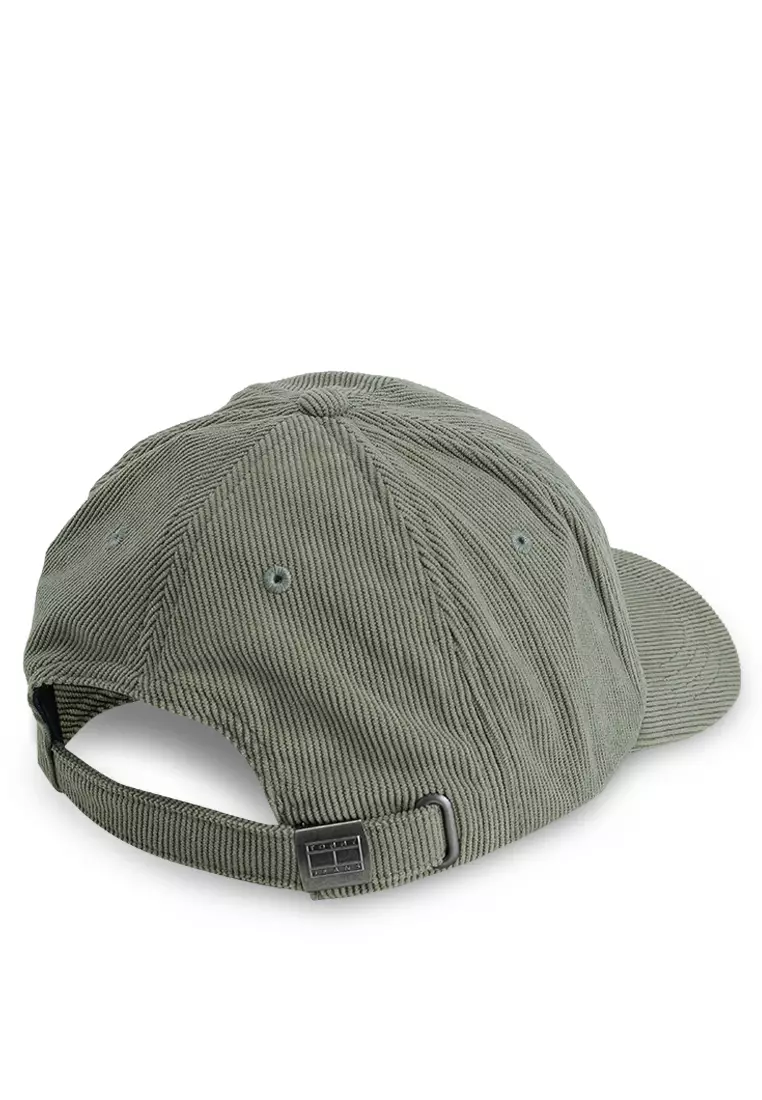 Heritage Tonal Logo Corduroy Baseball Cap - Tommy Jeans