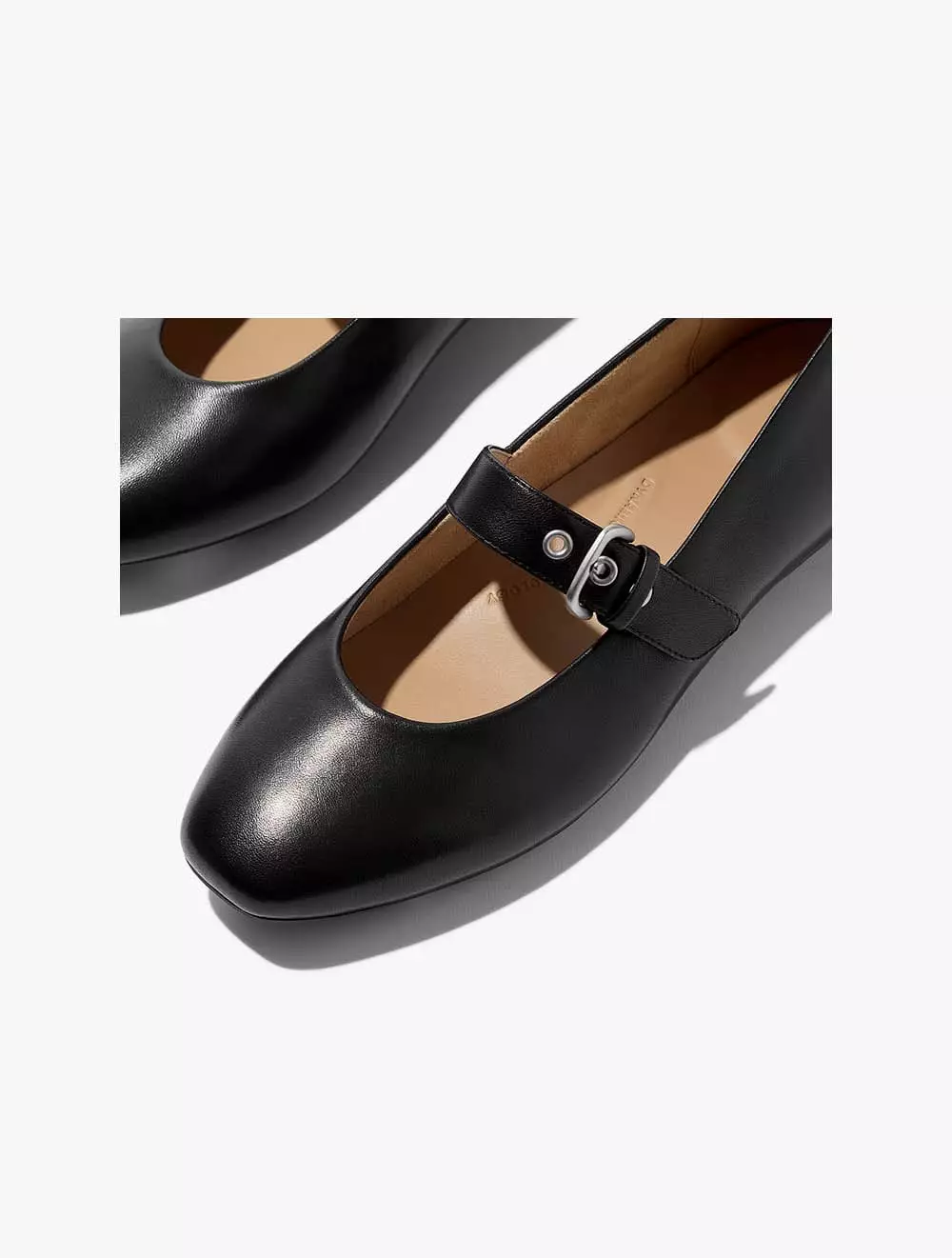 Fitflop Delicato Leather Mary Janes - All Black