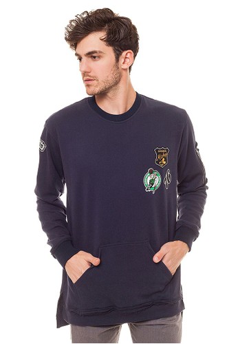 YoodsGoods Patches Sweater in Navy