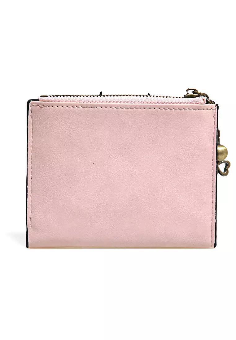 Dompet Lipat Wanita Model Pendek Short Wallet Mini Design Material Leather ORIGINAL