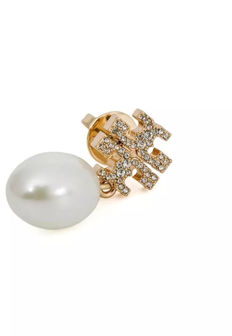 18K Gold-Plated Brass Dangle Earrings