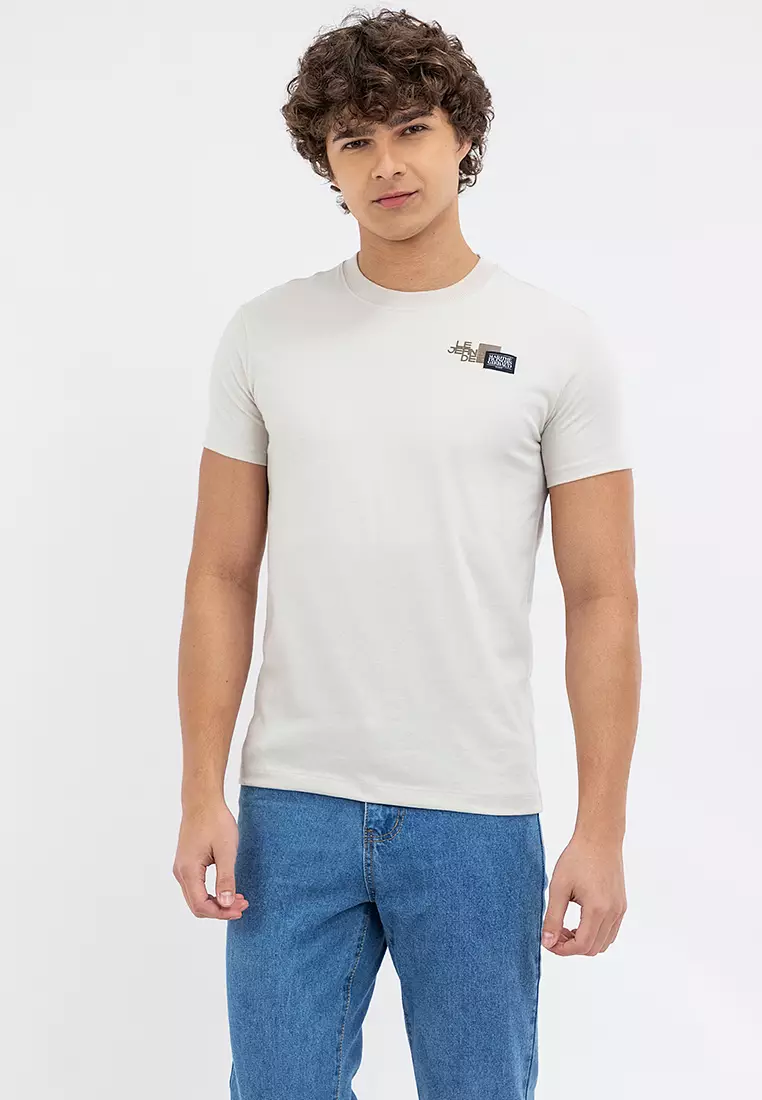 Men's Le Jean Loose Tee Oatmeal