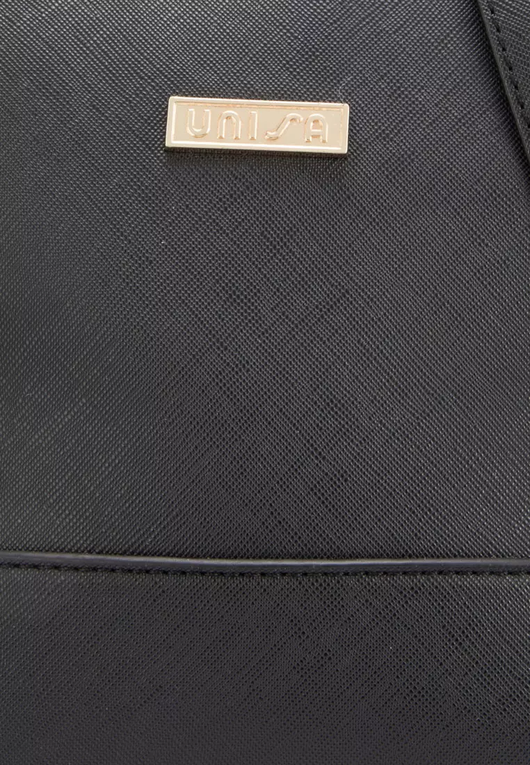 Unisa Saffiano Texture Shell Shape Mini Sling Bag