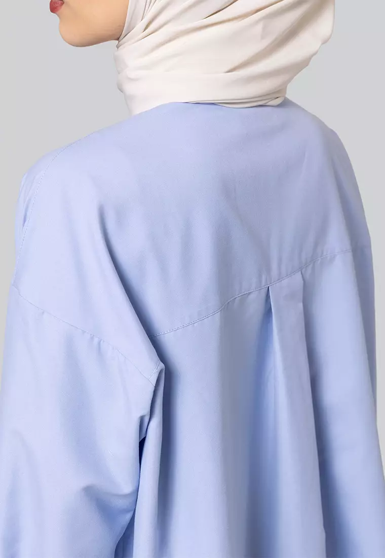 Kami Nue Dropshoulder Top Sky Blue