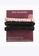 Moody Mood black and pink Mulberry Silk Skinny Scrunchies Set．Blush & Black D756DAC41BC84CGS_4