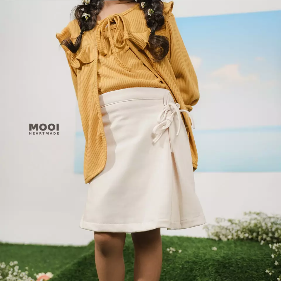 Mooi Rok Celana Skort Anak Perempuan Nata Skort Pants - Lilac