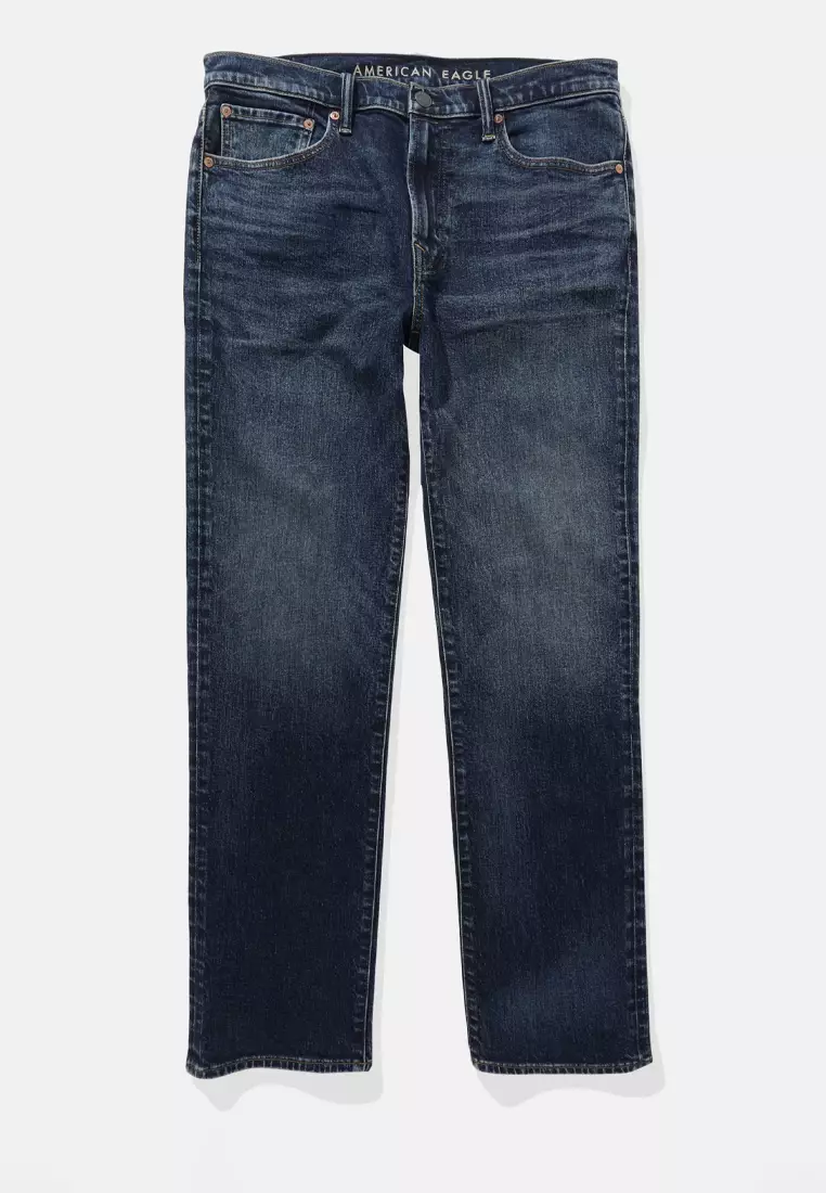 Dark Clean Relaxed Straight Jeans