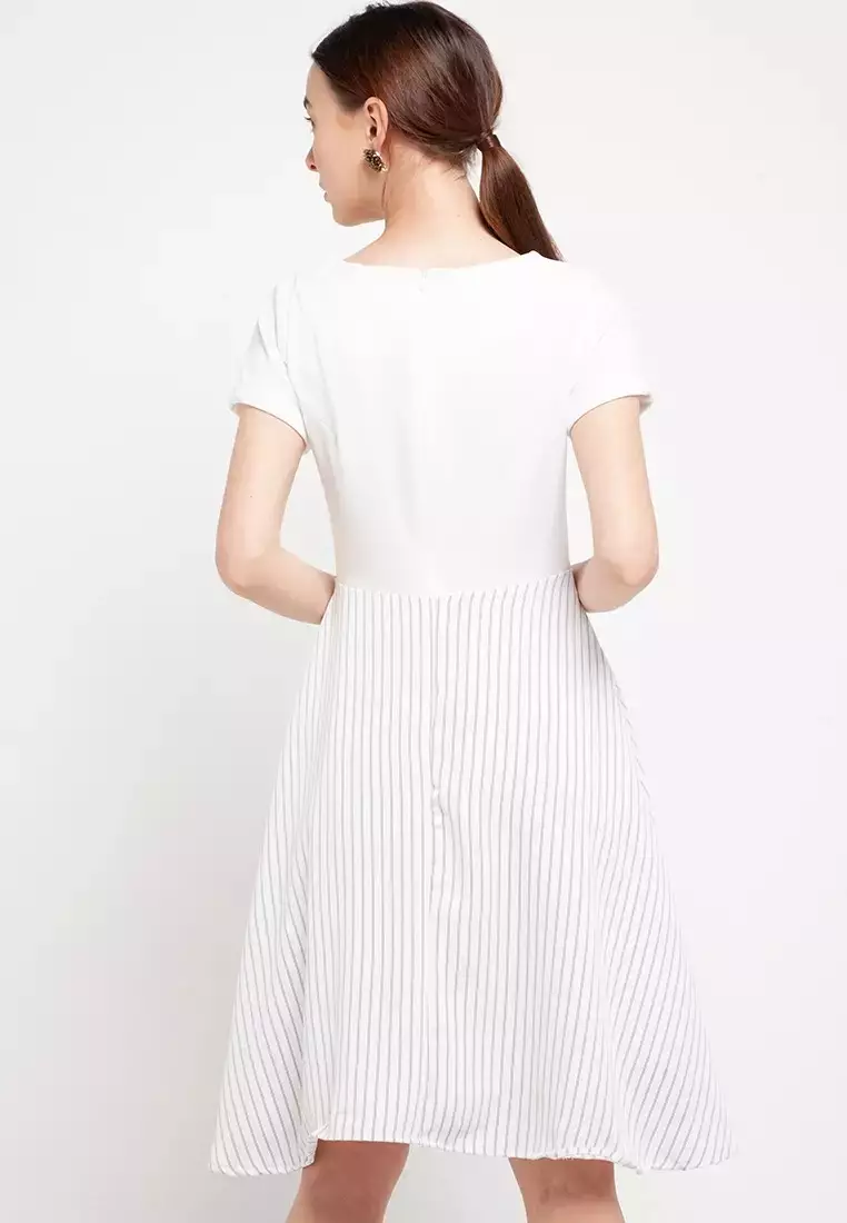 Chanira Rachel Dress-Off White