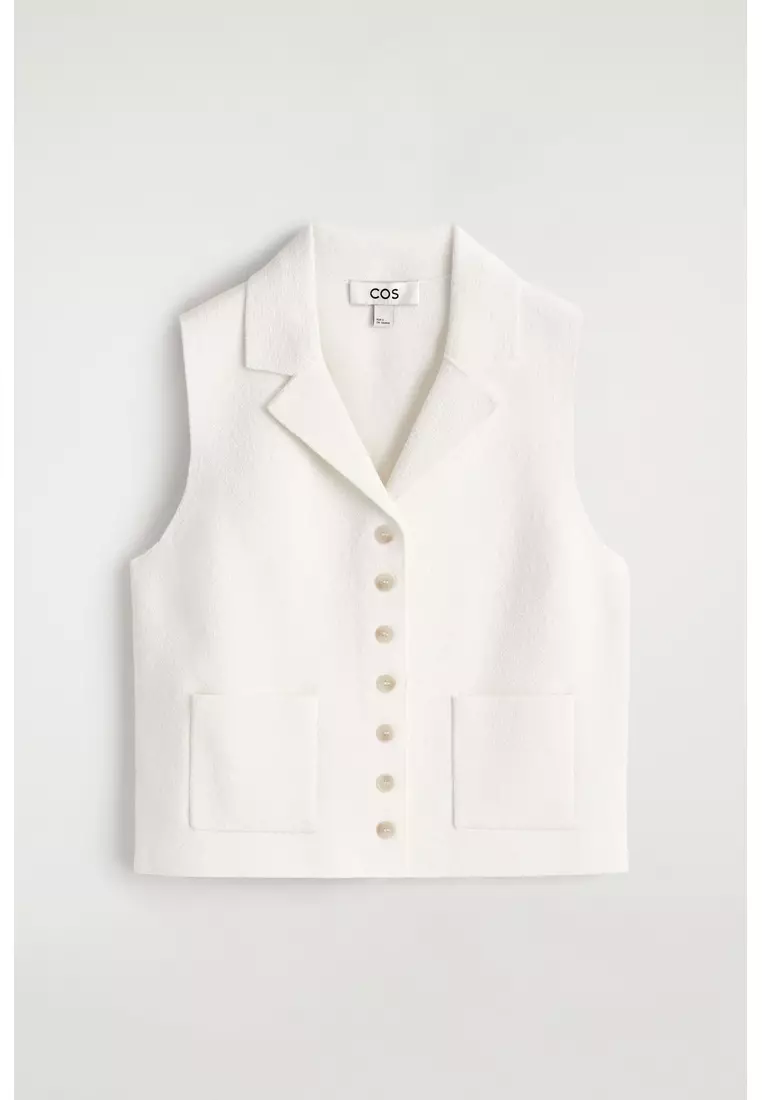 BOUCLÉ-KNIT WAISTCOAT