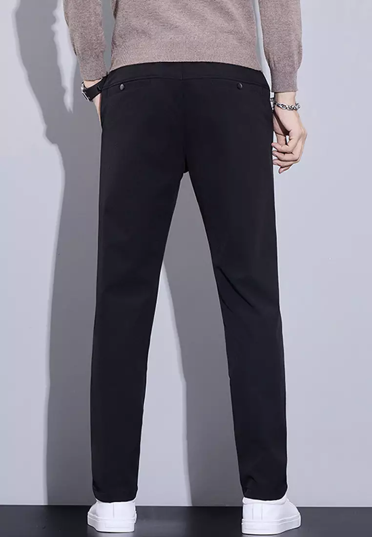 Elasticated Waist Slim Trousers