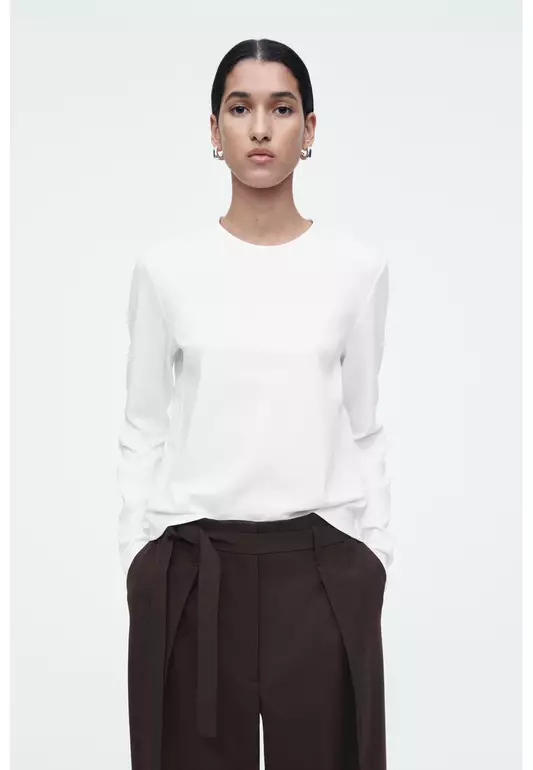 CLEAN CUT REGULAR LONG-SLEEVED T-SHIRT