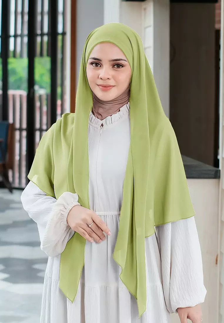 HIJAB INSTAN PAULA - OLIVE