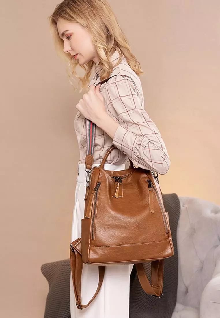 Leather Ladies Backpack