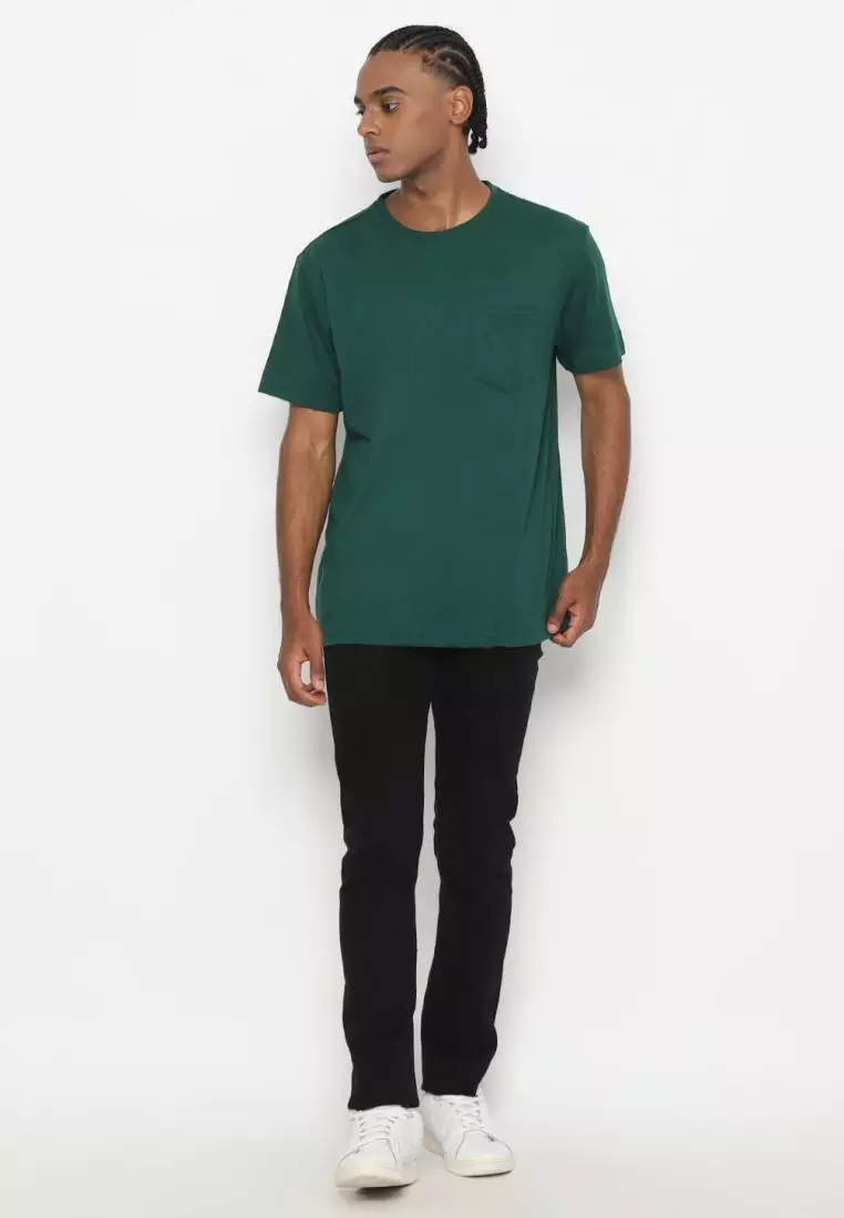 MATSUDA Kaos Polos Pocket T Shirt Cotton Chuo