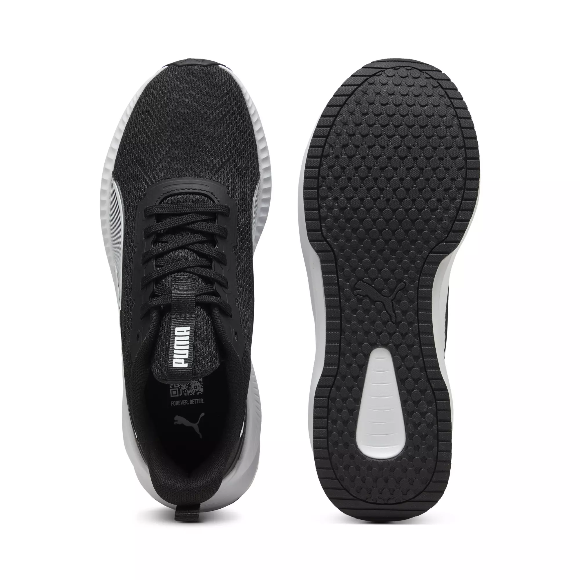 PUMA Flyer Lite 3 Running Shoes Unisex Black-White