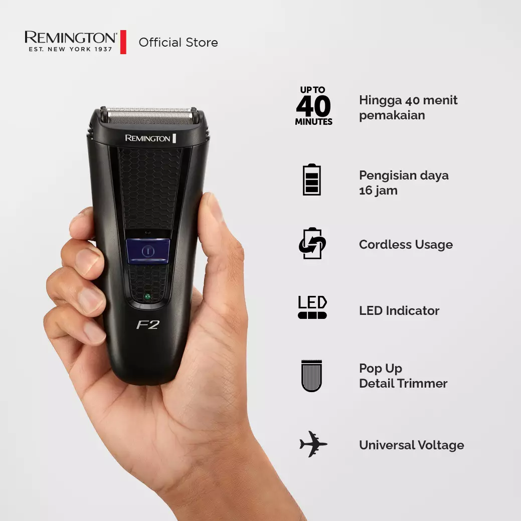 Remington F2 Style Series Foil Shaver F2002