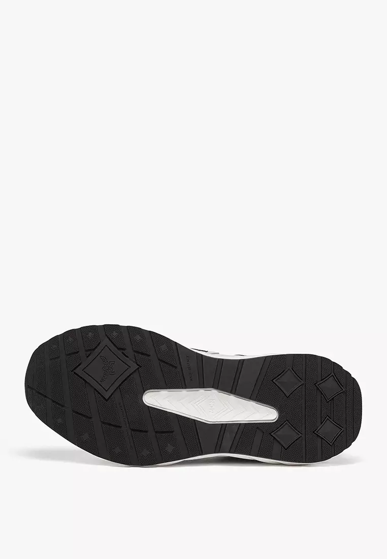 Skywander Lo Sneakers in Calf Suede and Leather