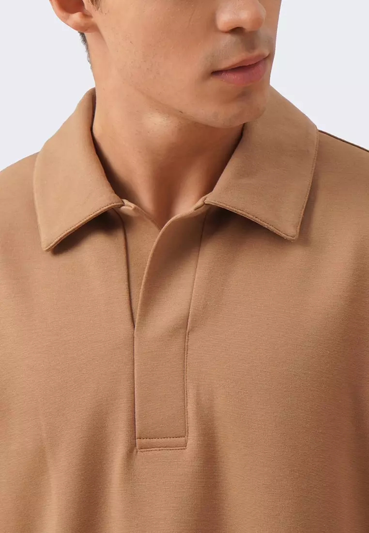 Men's Mid Weight Polo with Side Slits