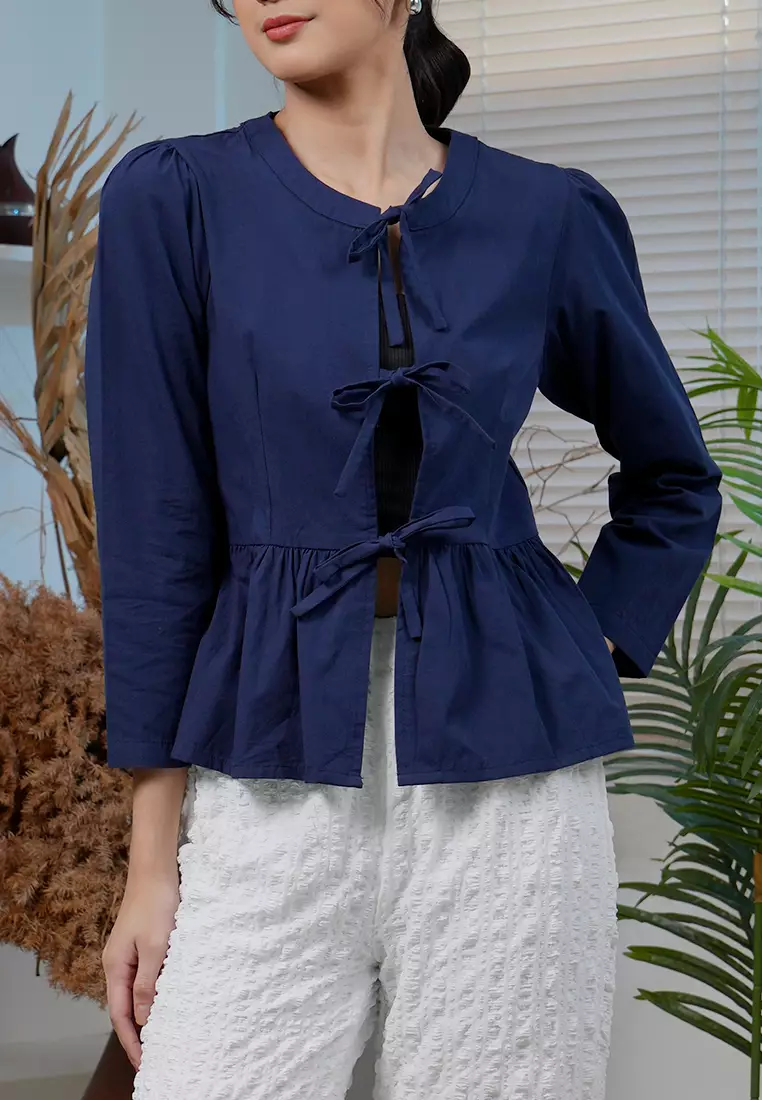 Jual Hardware Hardware Clothing Outer Wanita Hardware Outer With Ribbon ...