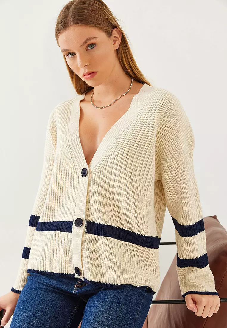 Women's Buttoned Selanik Knitwear Cardigan 20247531