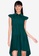 ZALORA BASICS green Frill Sleeve Tiered Dress 89211AA1514977GS_4