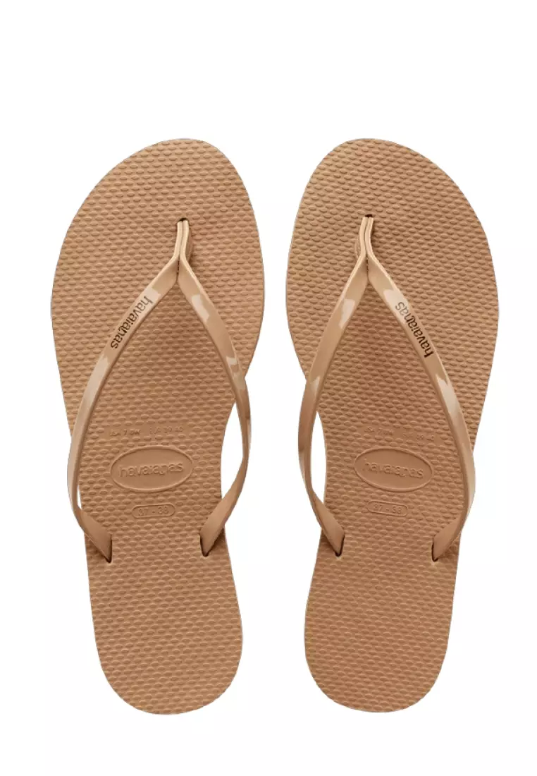 Havaianas you metallic gold hot sale