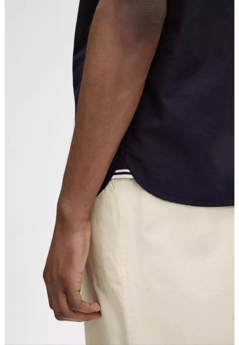 Fred Perry M8730 Oxford Shirt (Navy)