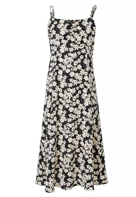 Sleeveless Floral Midi Dress