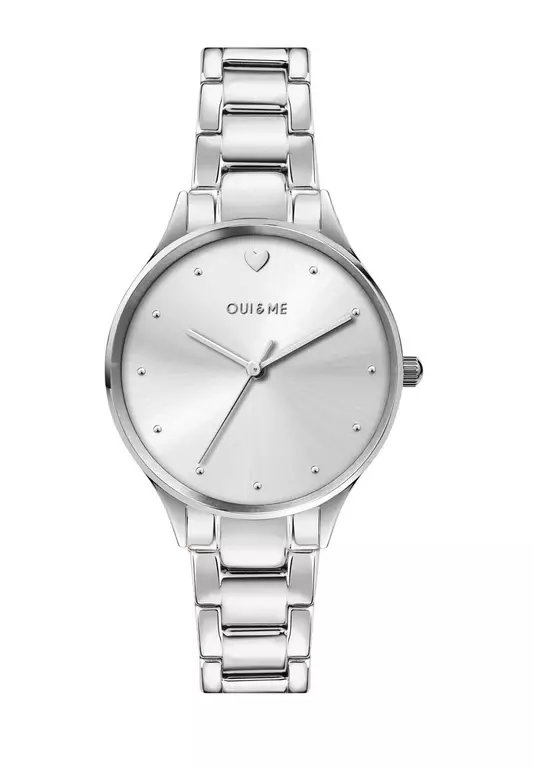 [Sustainable Watch] Oui & Me Petite Bichette Silver Steel Strap Quartz Ladies Watches ME010157