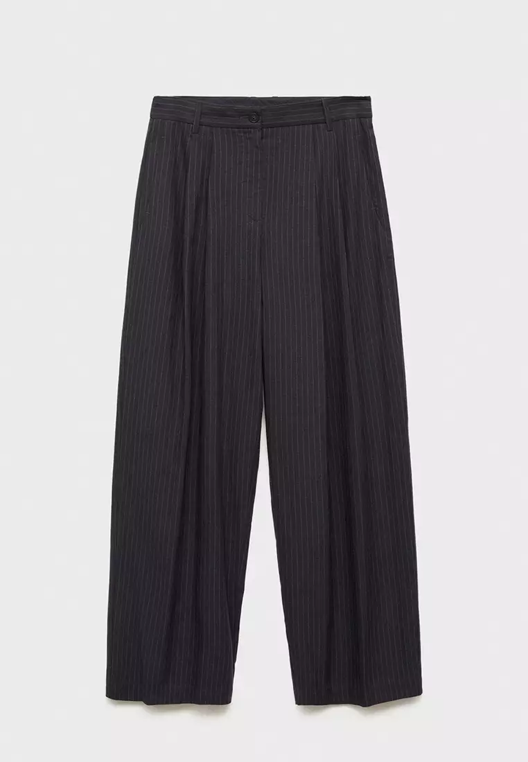 Straight-Fit Suit Trousers