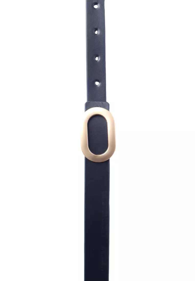 Buy Oxhide Black Belt Women - Women Leather Designer Belt  display picture 2