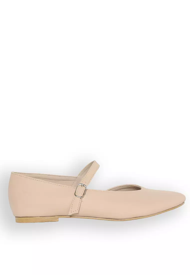 Jennie Flats Shoes Peach