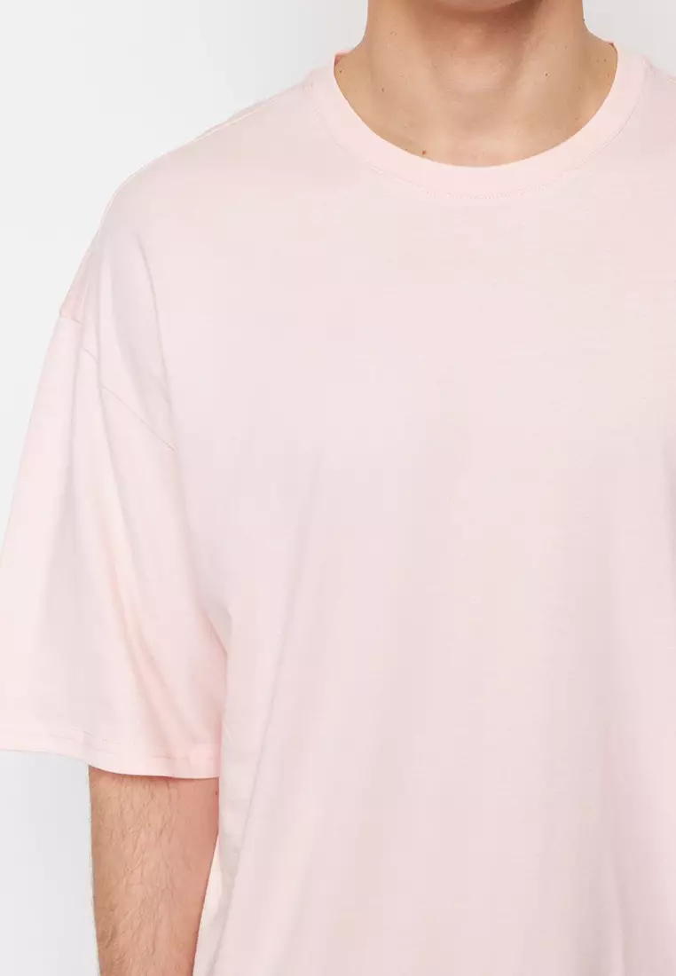 Powder Oversize/Wide Cut Basic 100% Cotton T-shirt TMNSS22TS0318
