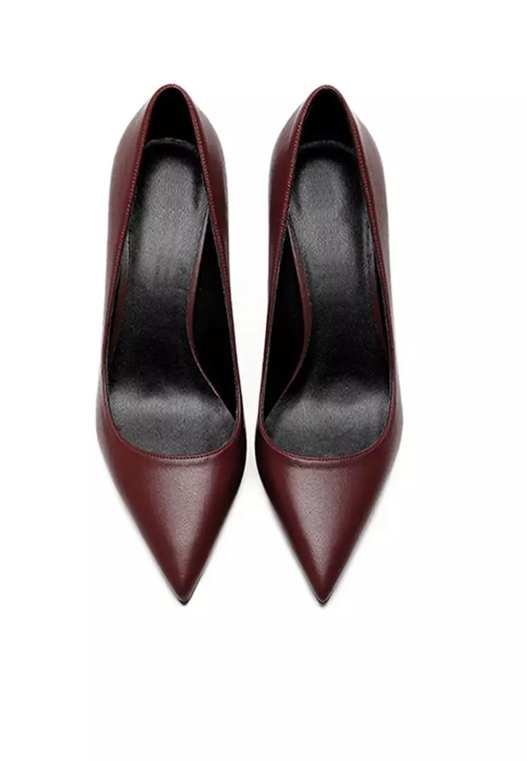 8CM Uniform Pointed High Heel Shoes HZL181