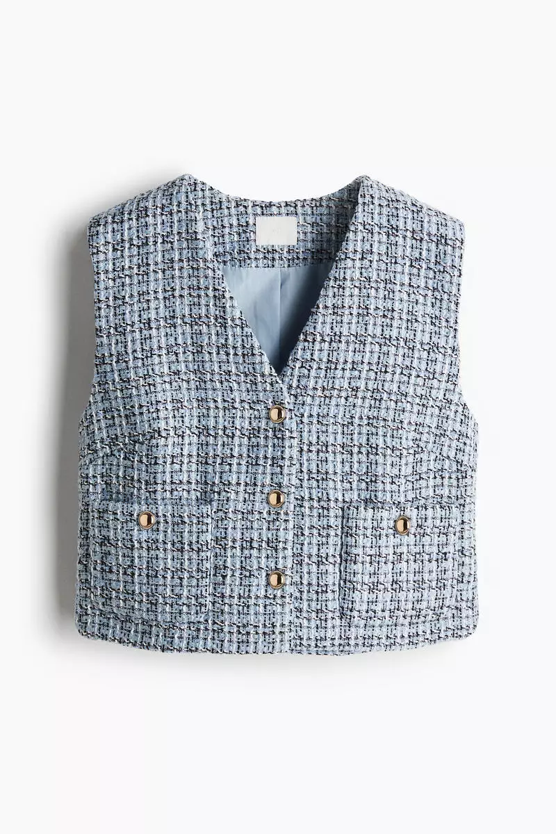 Bouclé waistcoat