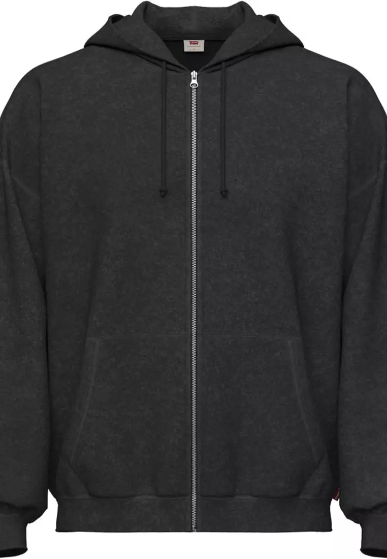 Levi's® 男裝 Hayes 寬鬆全拉鍊衛衣