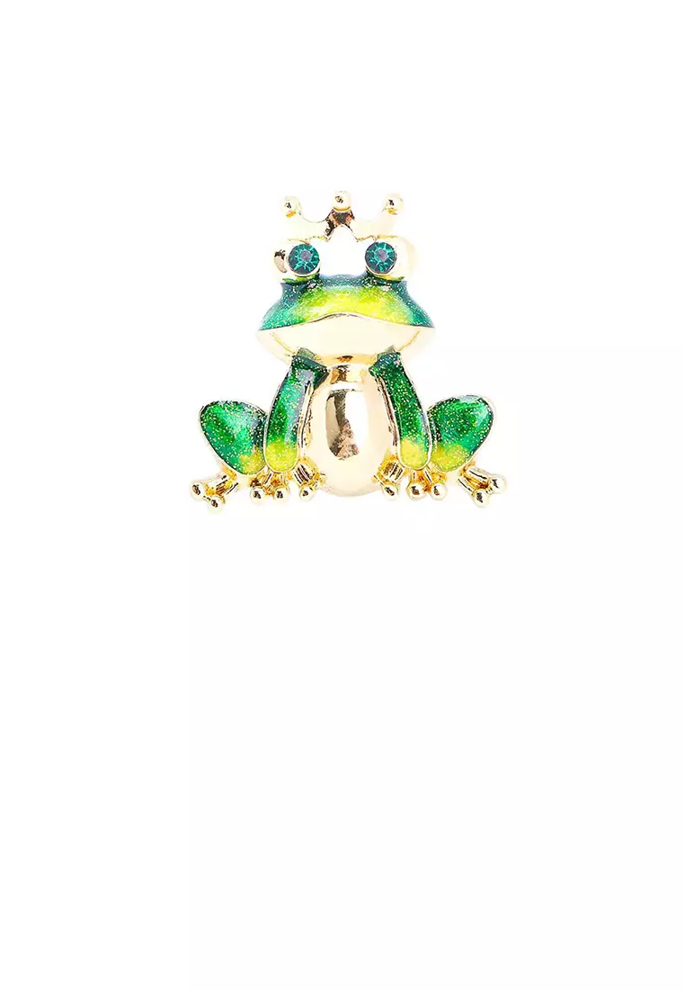 Frog brooch top