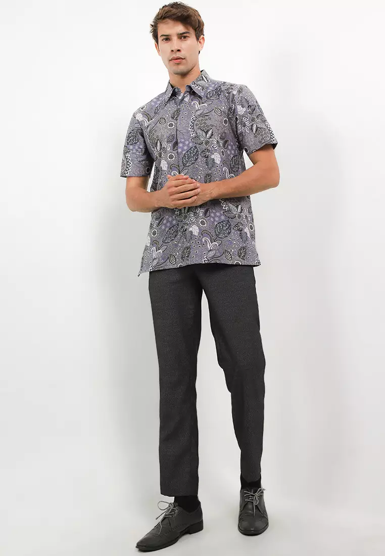 Jarvis Shirt Kemeja Batik Pria Pendek