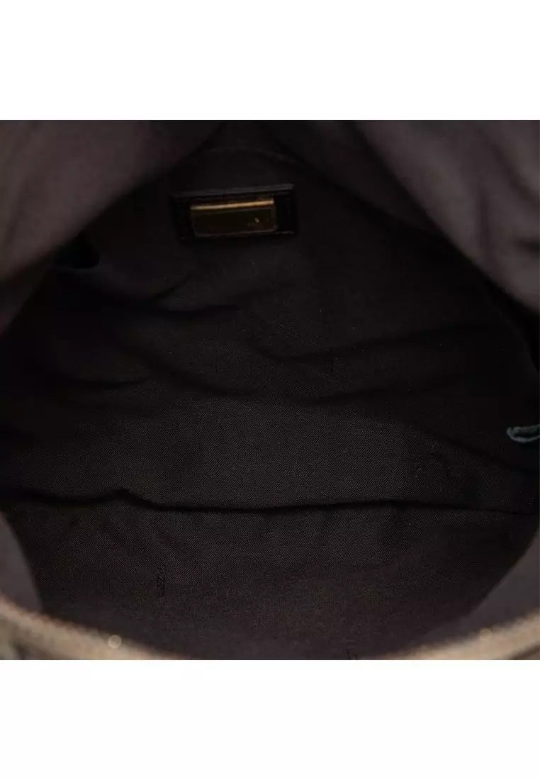 Pre-Loved Fendi Zucchino Canvas Crossbody